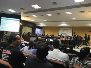 servidores acompanham sessão no TCE, RGA