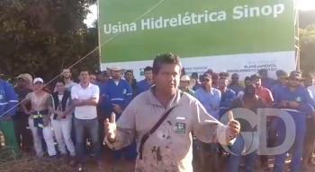 trabalhadores usina sinop
