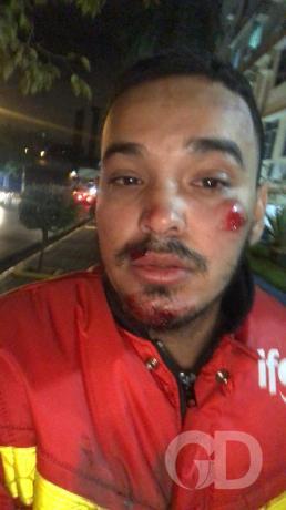 Obra parada causa acidente