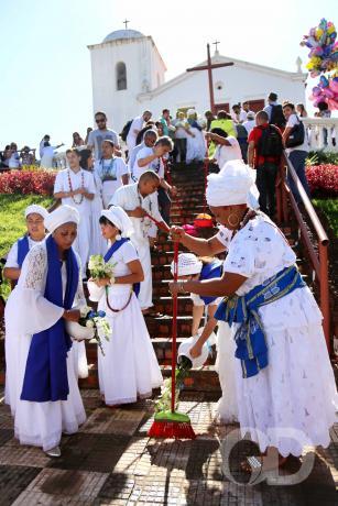 Lavagem escadaria Igreja S&atilde;o Benedito