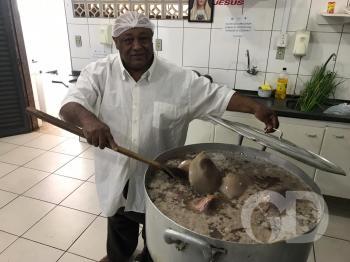 Festeiros de São Benedito nos preparativos