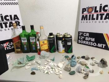 Bebidas e drogas em Sorriso