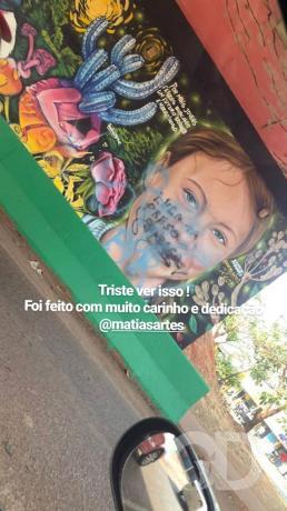 Greta vandalizado