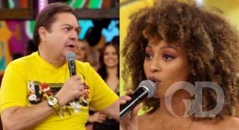 Faustão e Sheron Menezes