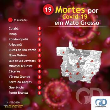 Mapa de mortes atualizado