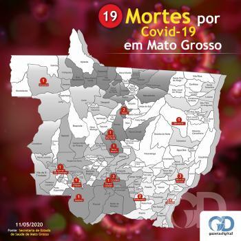 Mapa de mortes atualizado