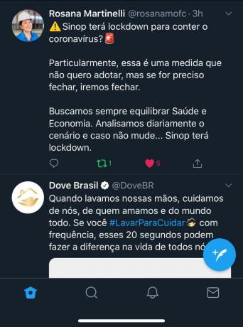 Post da prefeita de Sinop Rosana Martinelli