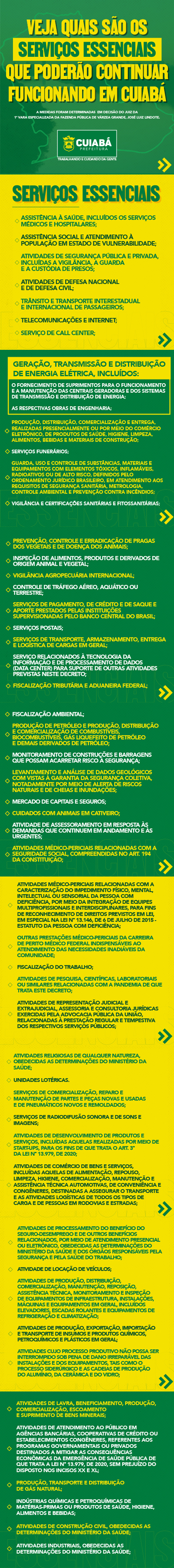 Serviços essenciais