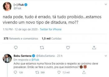 fiuk, babu, twitter, resposta