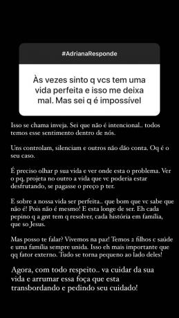 adriana santanna, inveja, seguidora