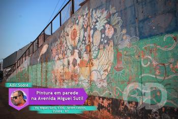 Pintura de Adir Sodr&eacute; na Avenida Miguel Sutil