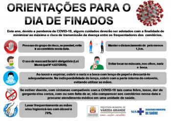 Prefeitura de VG, orienta&ccedil;&otilde;es, covid
