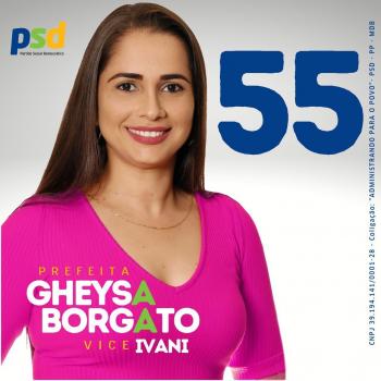 Gheysa Borgato Gl&oacute;ria D'Oeste