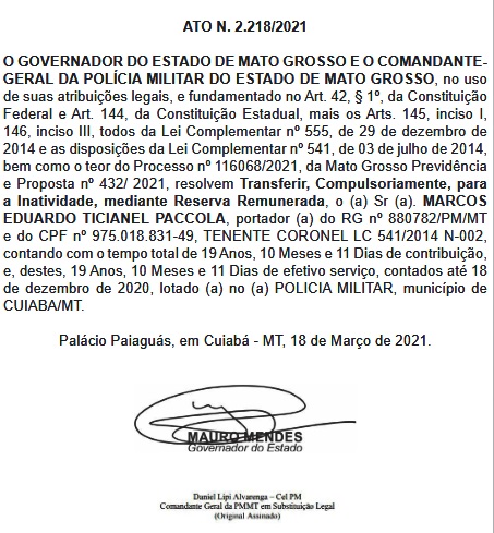 Aposentadoria Paccola