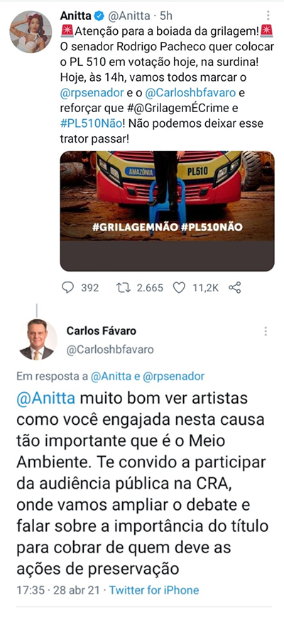 Anitta e Favaro