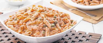 Macarr&atilde;o com atum cremoso