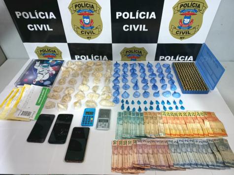Lider do tráfico é presa com drogas, munição e dinheiro - Vimarsana News