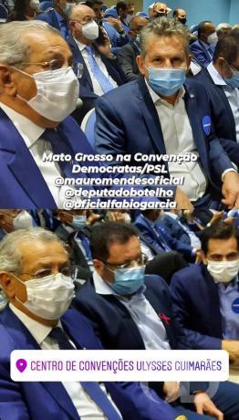 Jayme Campos, Mauro Mendes e Fábio Garcia