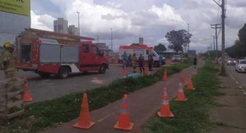 atropelado pelo pr&oacute;prio carro