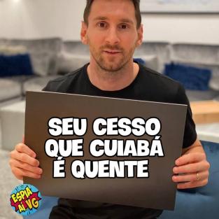 Meme calor Messi