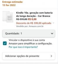 Amazon compras erro