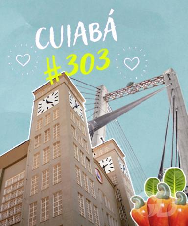 Selo Anivers&aacute;rio de Cuiab&aacute; 303 anos
