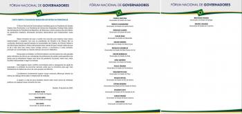 Carta em defesa a democracia