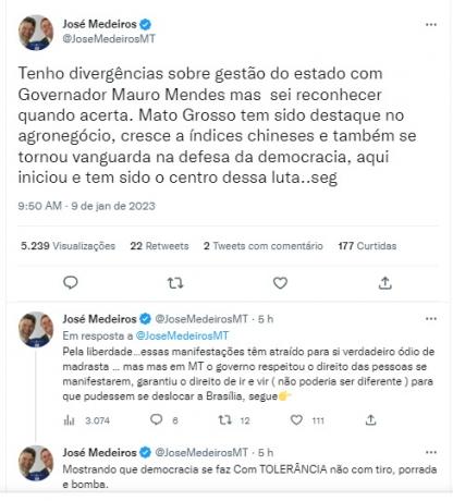 Tweet Medeiros