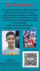 PIX Solidário Pedro Henrique