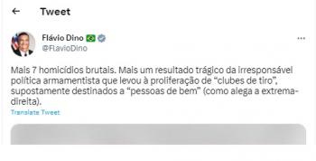 Tweet Flávio Dino