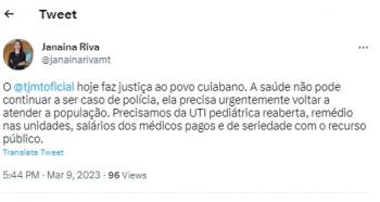 Políticos reagem a intervenção