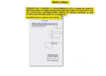 Documentos 'Mulher da SES'