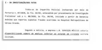 Documentos 'Mulher da SES'