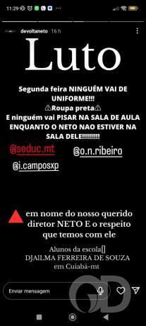 Manifestação alunos