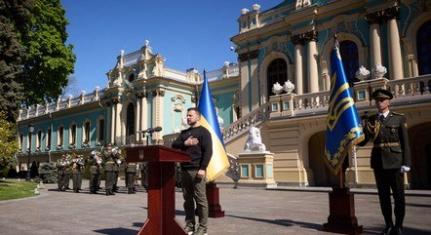 HANDOUT / UKRAINIAN PRESIDENTIAL PRESS SERVICE
