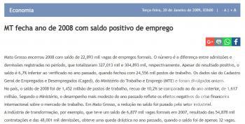  2009 - emprego