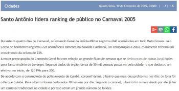 2005 - Santo Antonio
