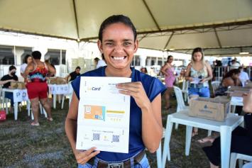 entrega do carto ser familia