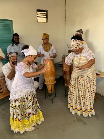 Roda de conversa no ilê