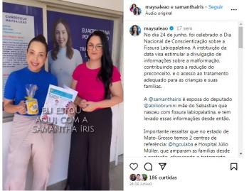 Maysa Leão e Samantha Iris