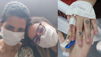 dia das m&atilde;es Karine Arruda Duarte, 23, Roberta de Arruda Chica, 48,