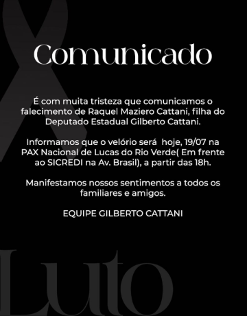 comunicado cattani.