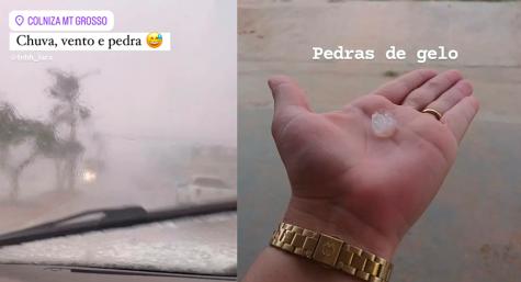 Internautas celebram chuva em mais uma cidade do interior de MT; v&iacute;deo | Gazeta Digital