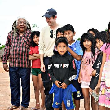 Vetel em aldeia indigena