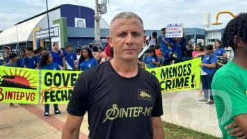 Protesto escola Ernandy em VG