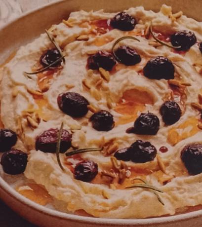 Brie batido com Uva Passa 