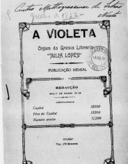 Capa da revista A Violeta 