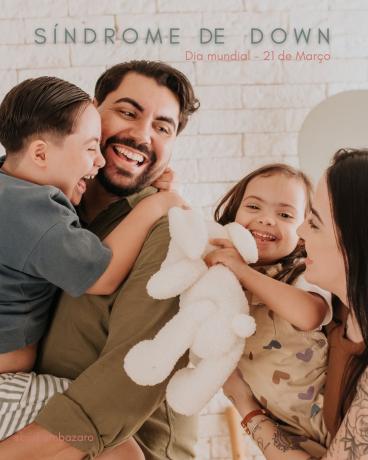 Bia Bombazaro e família