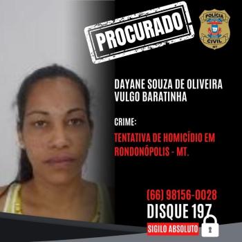 Dayane Souza de Oliveira, Fabio Junior da Silva Rodrigues, pol&iacute;cia civil, procurados 