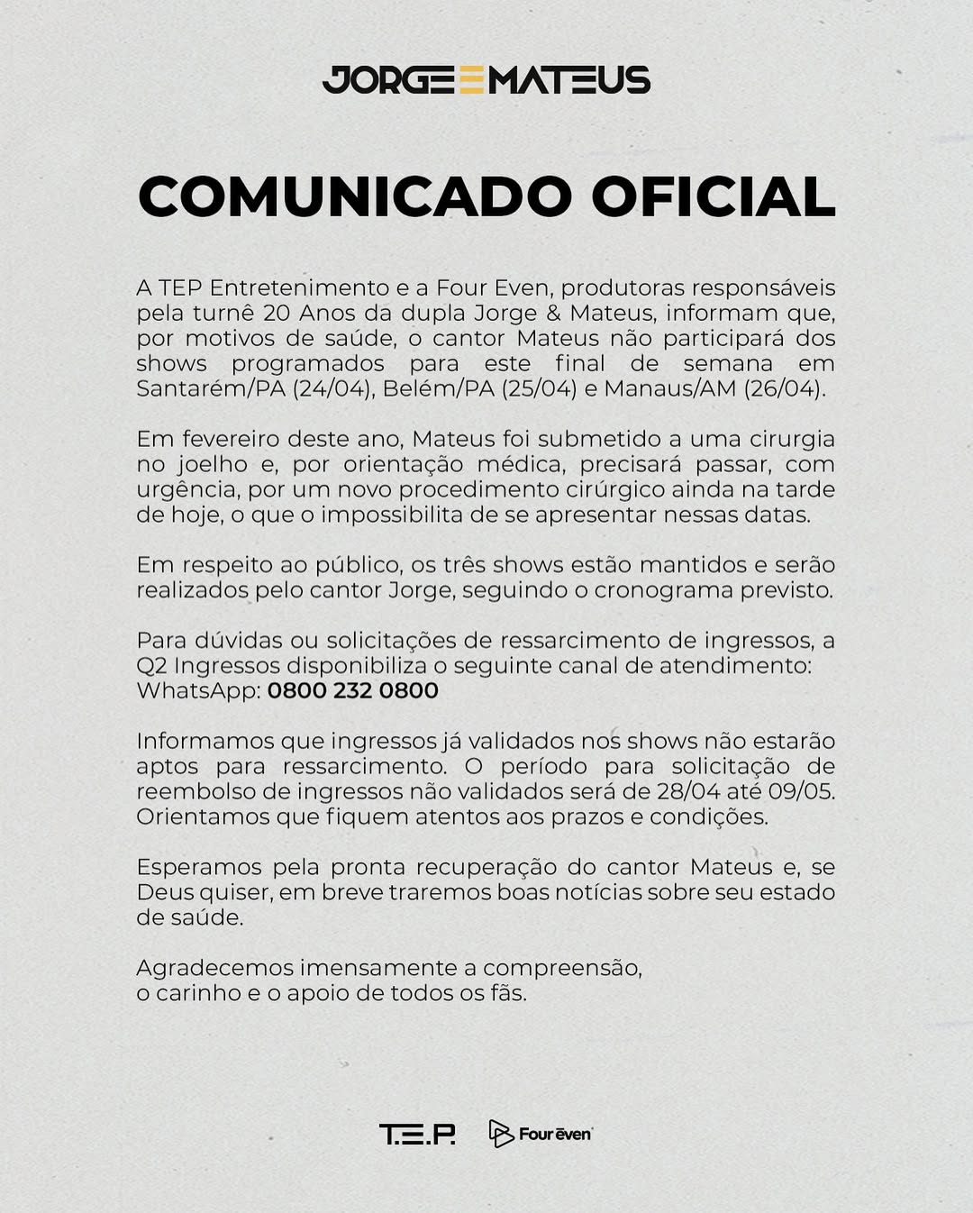 NOTA Jorge e Mateus